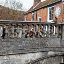 Winchester - 28 March 2015 / Jess, Alana and Oscar on the bridge