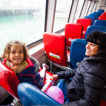Cowes - 02 April 2015 / Alana and Jess in the fast ferry
