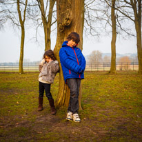 Mottisfont Abbey - 12 March 2016 / Oscar and Alana posing