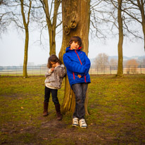 Mottisfont Abbey - 12 March 2016 / Oscar and Alana posing