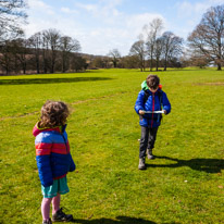 Hinton Ampner - 27 March 2016 / Oscar following the map