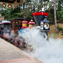 Disneyland Paris - 08 April 2016 / The famous train