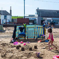 Swanage - 07 May 2016 / Our deck chairs and the wind breaker