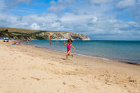 Swanage - 31 August 2016 / Alana on the beach of Swanage