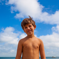 Swanage - 31 August 2016 / Oscar at the beach