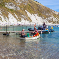 Lulworth Cove - 01 September 2016 / Fishermen