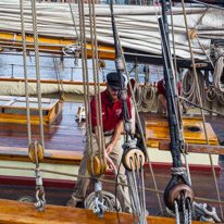 Baltimore - 06 November 2016 / Amazing old sailing boat in Baltimore harbour