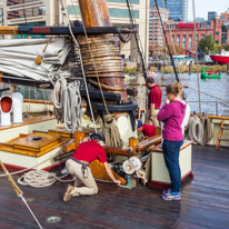 Baltimore - 06 November 2016 / Amazing old sailing boat in Baltimore harbour