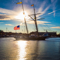 Baltimore - 06 November 2016 / Amazing old sailing boat in Baltimore harbour