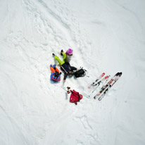 Chamonix - 09 April 2017 / Us from the drone