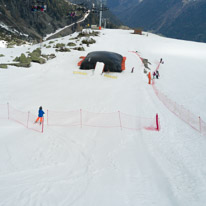 Chamonix - 11 April 2017 / Oscar about to jump