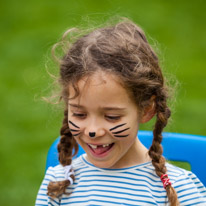 Mottisfont Abbey - 16 April 2017 / Alana getting her face painted