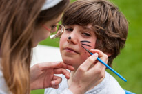 Mottisfont Abbey - 16 April 2017 / Oscar's turn to get his face painted