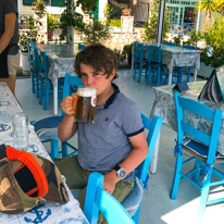 Meganisi - 22 August 2017 / Oscar having a well deserved refreshment...