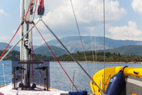 Meganisi - 22 August 2017 / View from our boat as we are sailing towards Meganisi