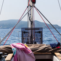 Meganisi - 22 August 2017 / View from our boat as we are sailing towards Meganisi