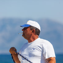 Kalamos - 24 August 2017 / Owner of one of the restaurant