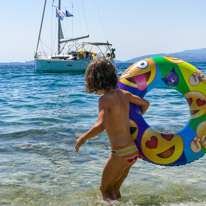Lefkada - 25 August 2017 / Alana at the beach