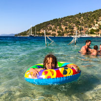 Spartochori - 26 August 2017 / Alana on the beach...