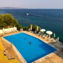 Mparmpati Corfu - 28 August 2017 / Our hotel with its swimming pool... great!