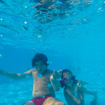 Mparmpati Corfu - 31 August 2017 / GoPro in the swimming pool...