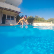 Mparmpati Corfu - 31 August 2017 / GoPro in the swimming pool...