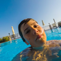 Mparmpati Corfu - 31 August 2017 / GoPro in the swimming pool...