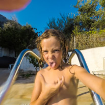 Mparmpati Corfu - 31 August 2017 / GoPro in the swimming pool...