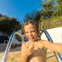 Mparmpati Corfu - 31 August 2017 / GoPro in the swimming pool...