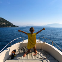 Nisaki Corfu - 1 September 2017 / Boat trip on the east coast of Corfu