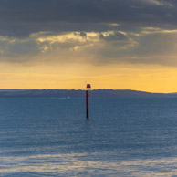 Sunset over the Solent