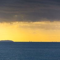 Sunset over the Solent
