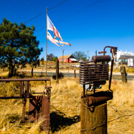 Anza in California. Interesting flag